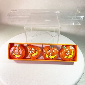 The White Barn Candle Co Halloween Treats Jack-o-Lantern Floating Candles Set